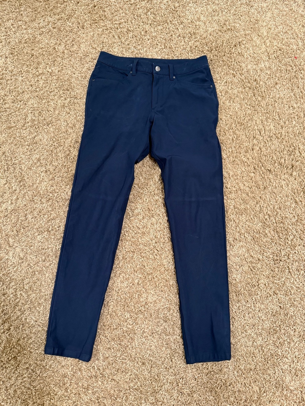 lululemon athletica Men's Dark Navy Stretch Chinos